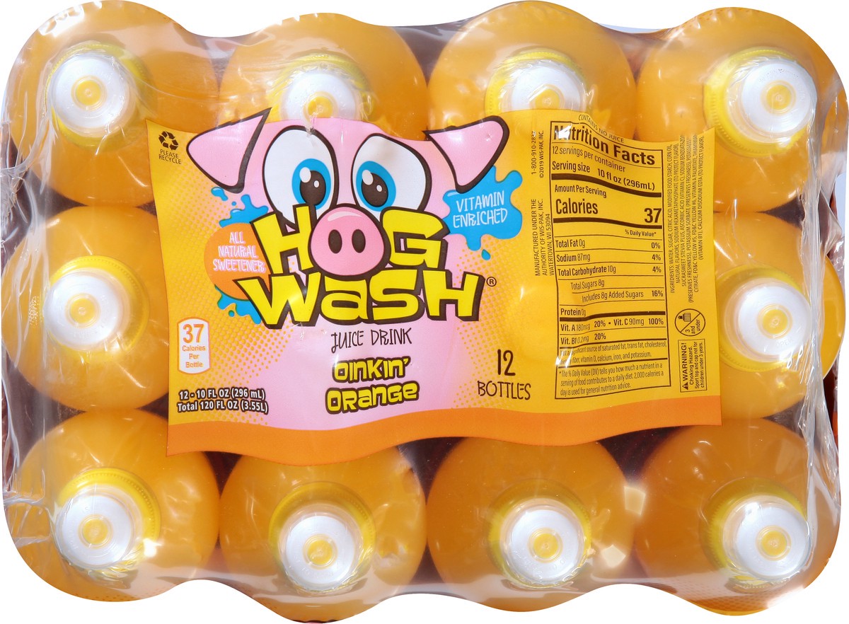 slide 9 of 13, Hog Wash Oinkin' Orange Juice Drink 12 ea, 12 ct