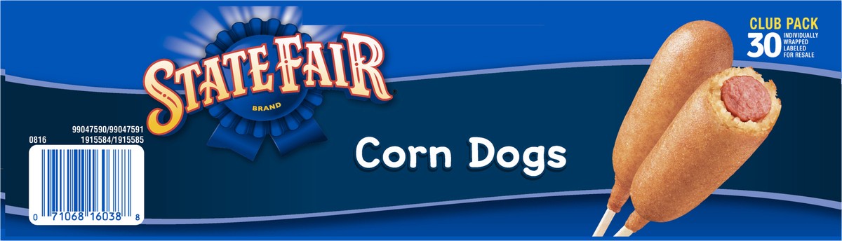 slide 2 of 13, State Fair Corn Dogs, 30 Count (Frozen), 2.27 kg