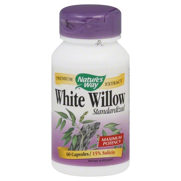 slide 1 of 1, Nature's Way White Willow Standardized Extract 60 Cap, 60 ct