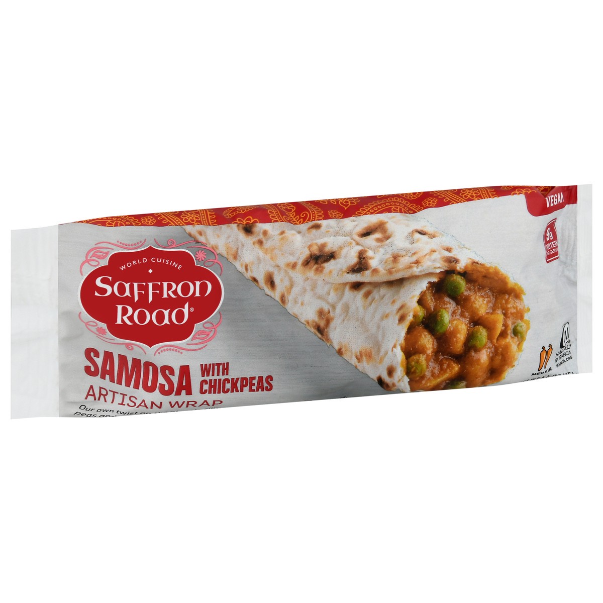 slide 14 of 14, Saffron Road Samosa with Chickpeas 5.5 oz, 5.5 oz