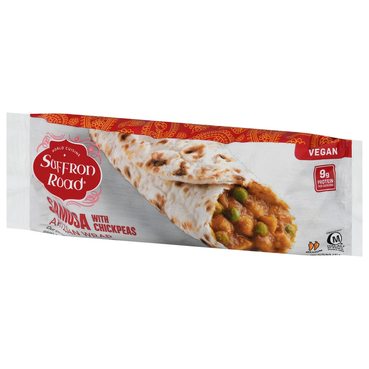 slide 13 of 14, Saffron Road Samosa with Chickpeas 5.5 oz, 5.5 oz