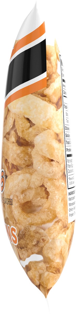 slide 3 of 7, Golden Flake Curly Q's Chicharrones Fried Pork Skins Originl, 3 oz