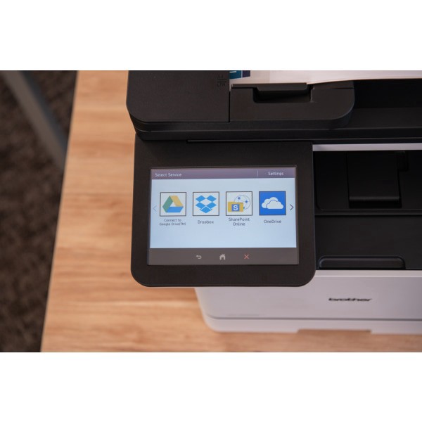 slide 4 of 4, Brother MFC-L8930CDW Wireless Business Color Laser All-in-One Printer with Duplex Print, Scan, Copy, Low-Cost Printing, Advanced Security Features, 1 ct