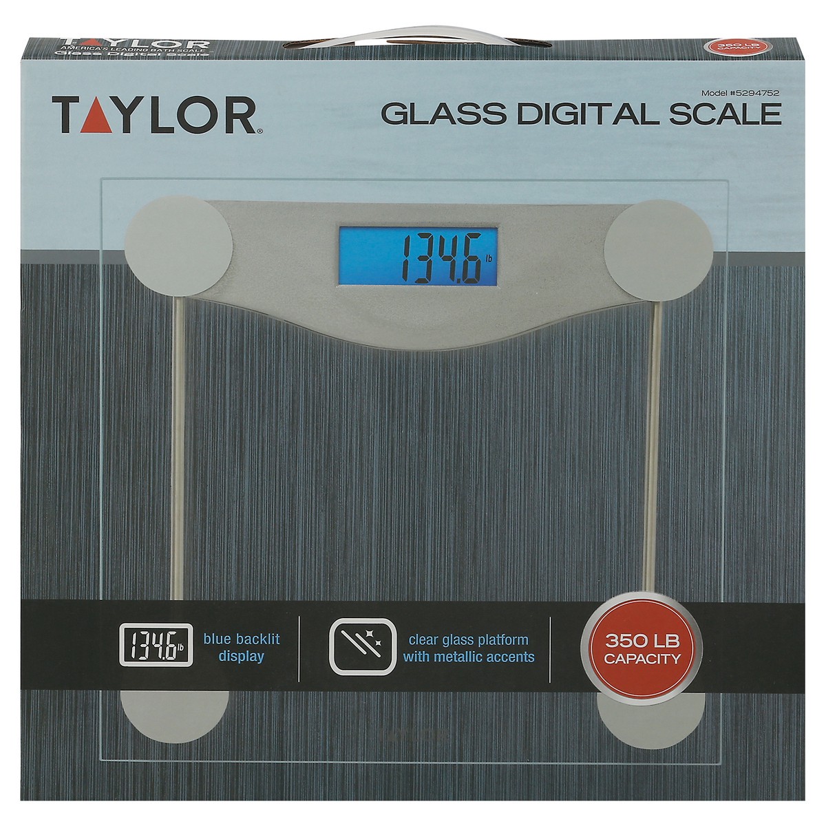 slide 12 of 12, Taylor Digital Scale, Glass, 1 ct