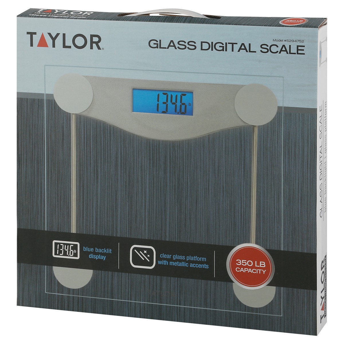 slide 8 of 12, Taylor Digital Scale, Glass, 1 ct