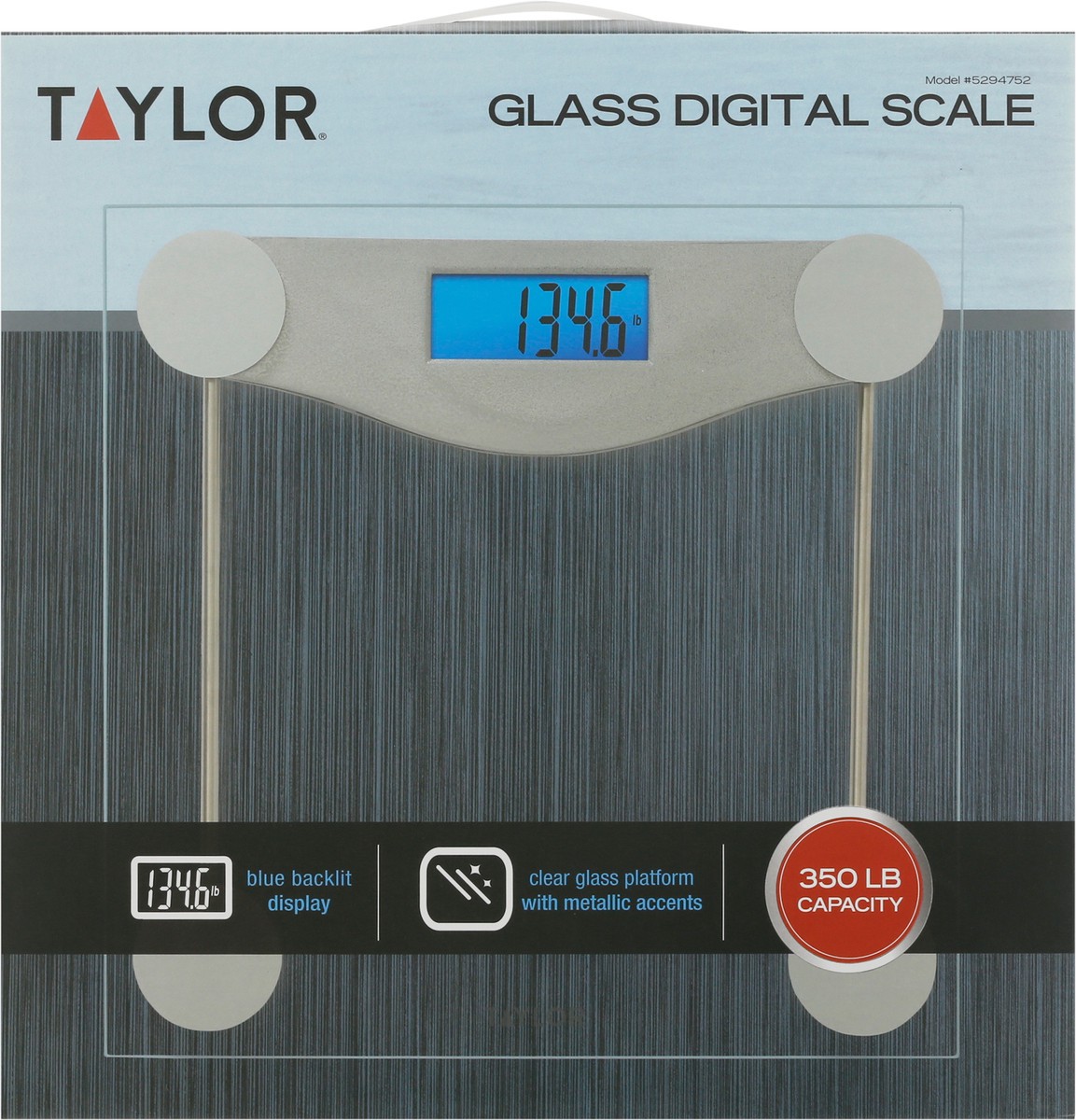 slide 7 of 12, Taylor Digital Scale, Glass, 1 ct