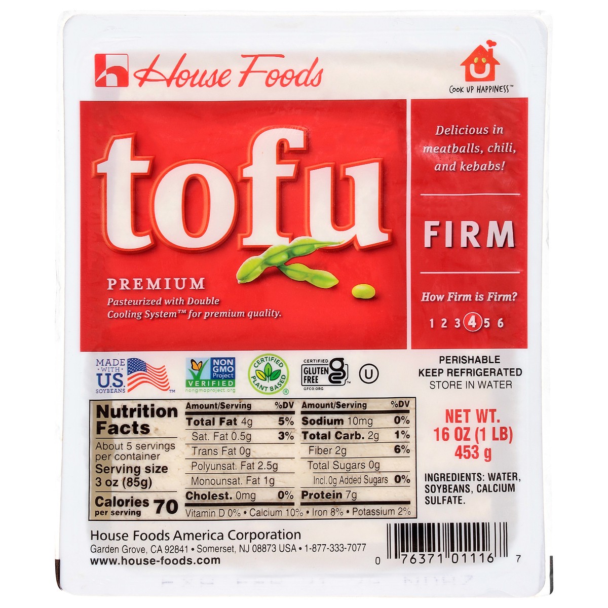 slide 3 of 4, Hillshire Farm Firm Tofu, 16 oz