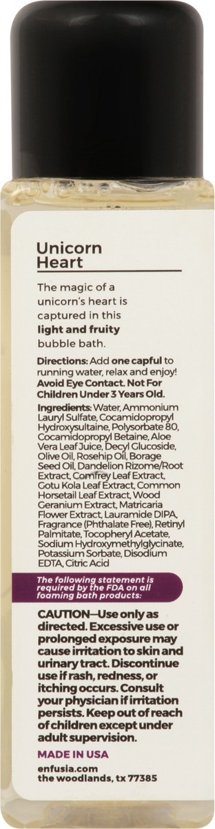 slide 7 of 9, Enfusia Unicorn Heart Bubble Bath, 3.3 oz