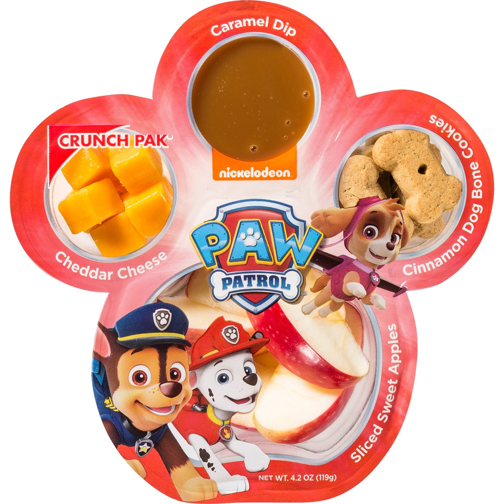 slide 1 of 1, PAW Patrol Apple Cheese Caramel Cookies - 4.22oz, 4.22 oz