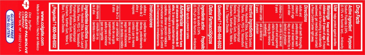 slide 5 of 7, Colgate Triple Action Toothpaste Original Mint 1-Pack, 1 ct