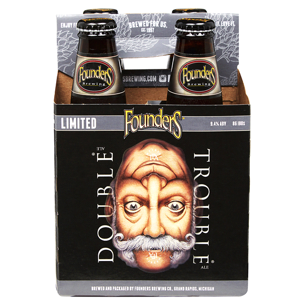 slide 1 of 1, Founders Brewing Co. Founders Brewing Double Trouble Imperial IPA, 4 ct; 12 oz