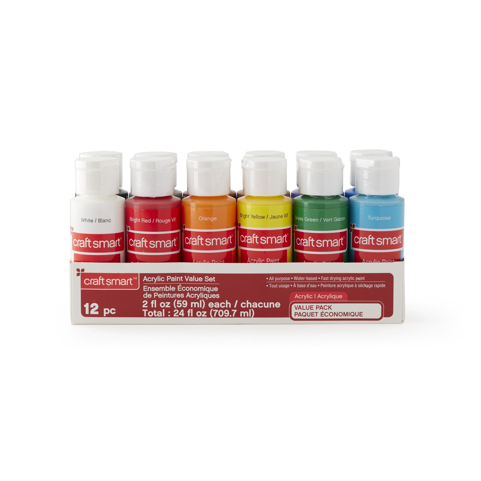 slide 3 of 3, Acrylic Paint Value Pack By Craft Smart, 2 fl oz