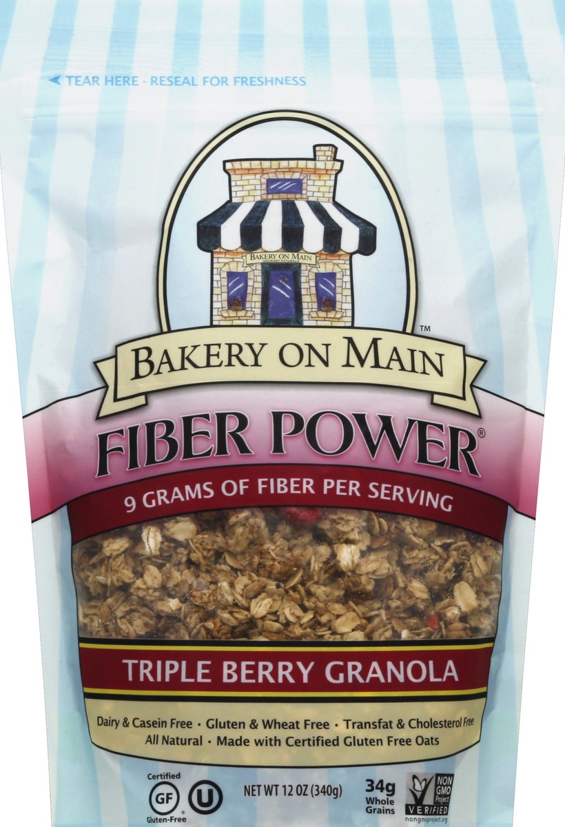 slide 2 of 2, Bakery on Main Fiber Power Triple Berry Granola, 12 oz