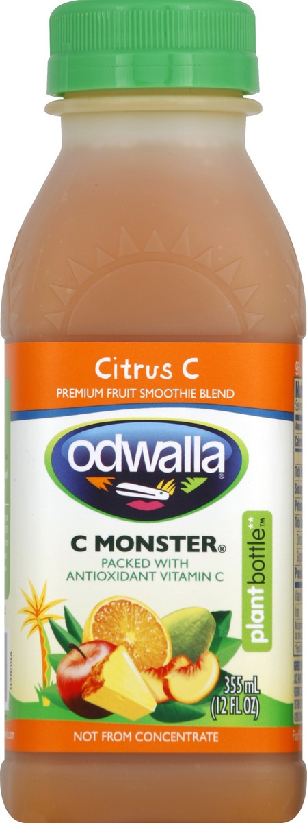 slide 4 of 4, Odwalla Citrus C Monster Premium Fruit Smoothie Blend, 12 fl oz