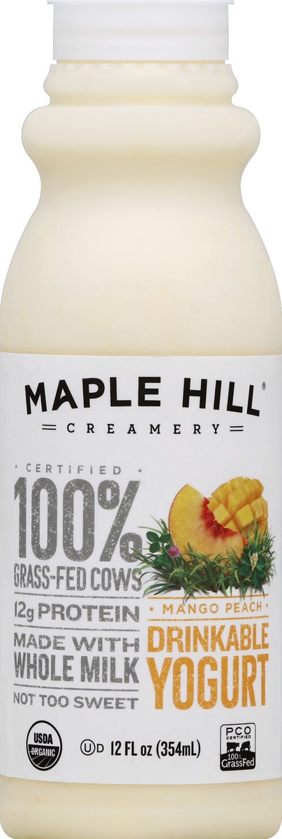 slide 3 of 4, Maple Hill Creamery Yogurt 12 oz, 12 fl oz