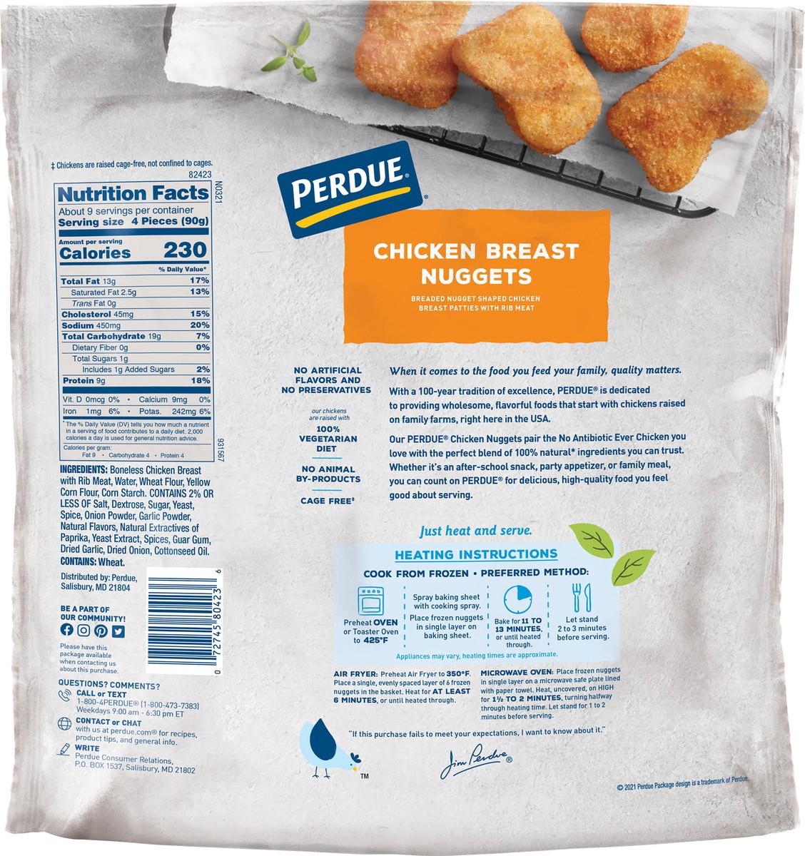 slide 3 of 3, PERDUE Breaded Chicken Breast Nuggets, 29 oz, 29 oz