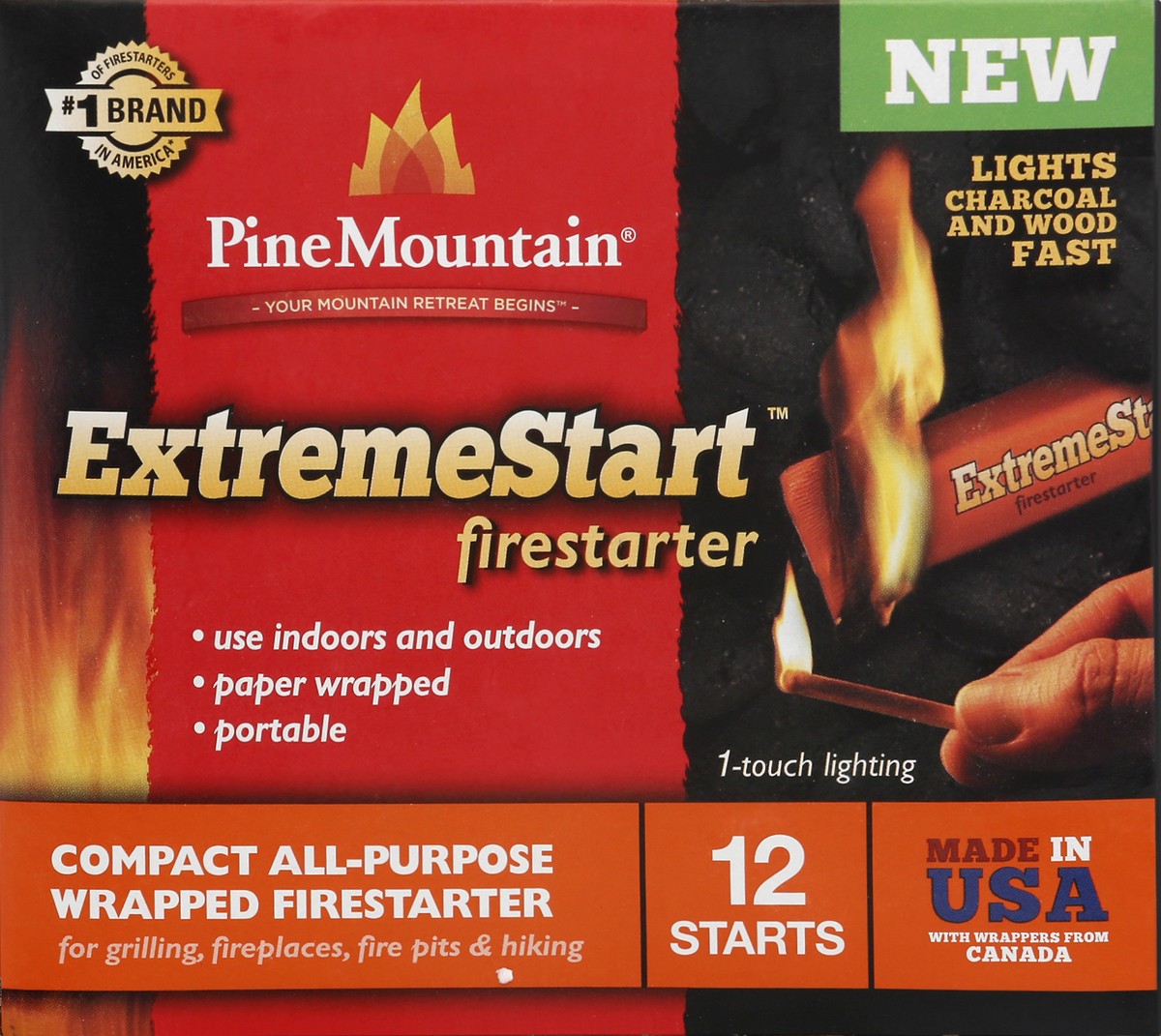 slide 1 of 11, Pine Mountain Extremestart Firestarter 12 ea, 12 ct