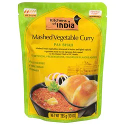 Kitchens of India Pav Bhaji Medium Mashed Vegetable Curry 10 oz