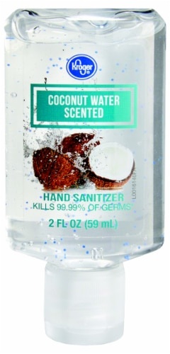 slide 1 of 1, Kroger Coconut Water Scented Hand Sanitizer, 2 oz