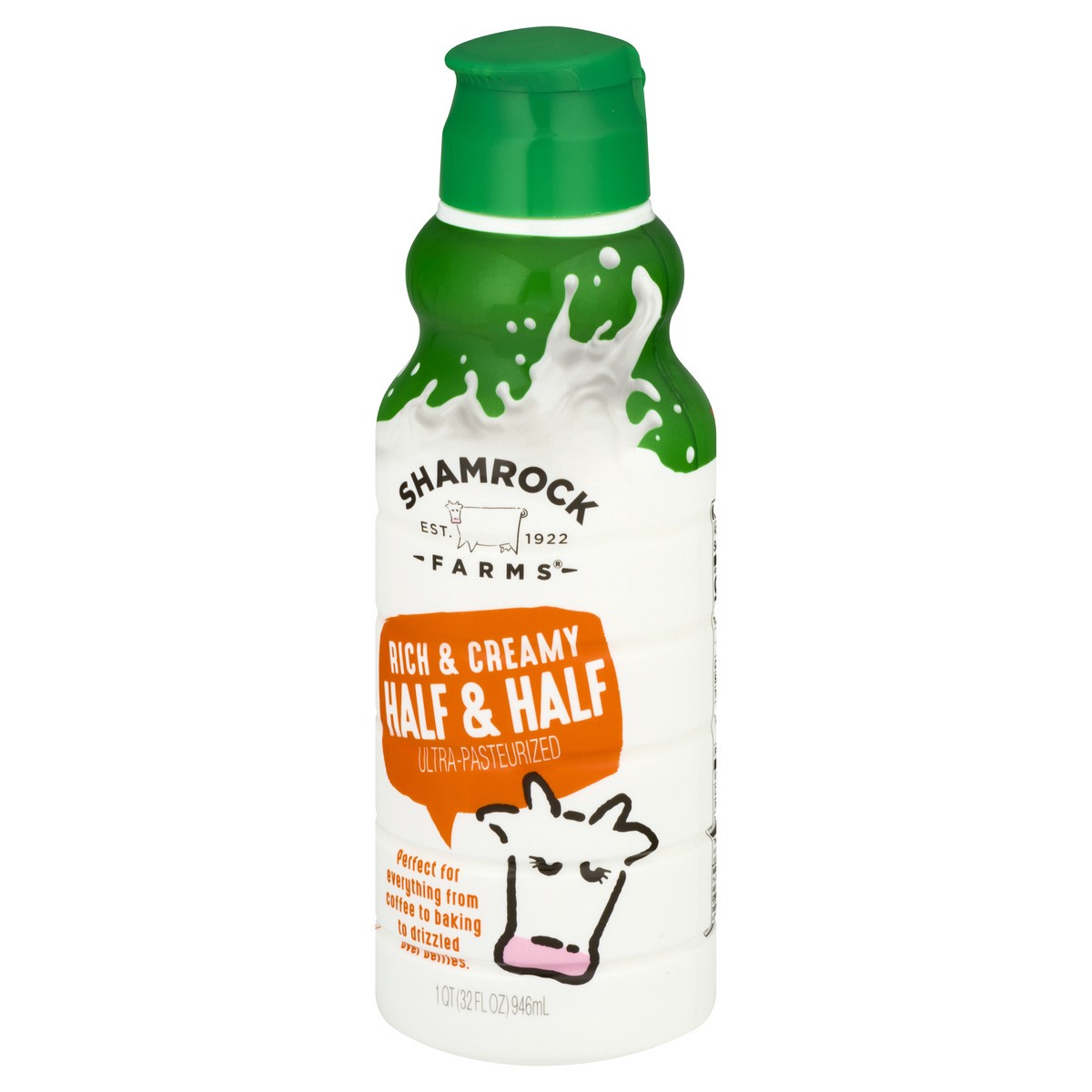 slide 3 of 9, Shamrock Farms Half and Half 1 qt, 