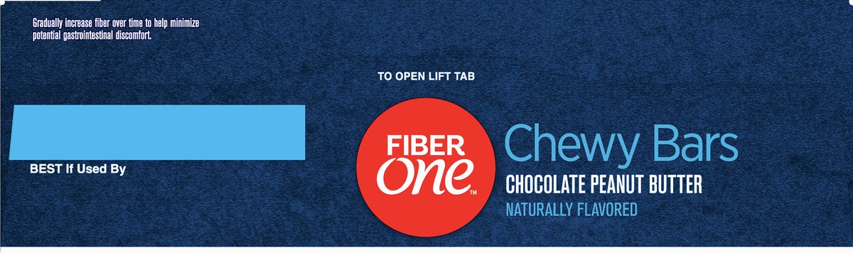 slide 9 of 9, Fiber One Value Pack Chocolate Peanut Butter Chewy Bars 10 ea, 10 ct