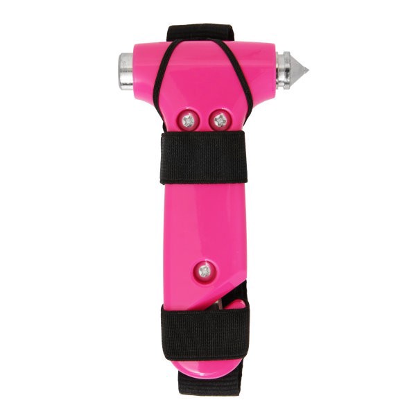 slide 2 of 3, Super-Cute Emergency Escape Hammer And Seatbelt Cutter, Pink, 1 ct