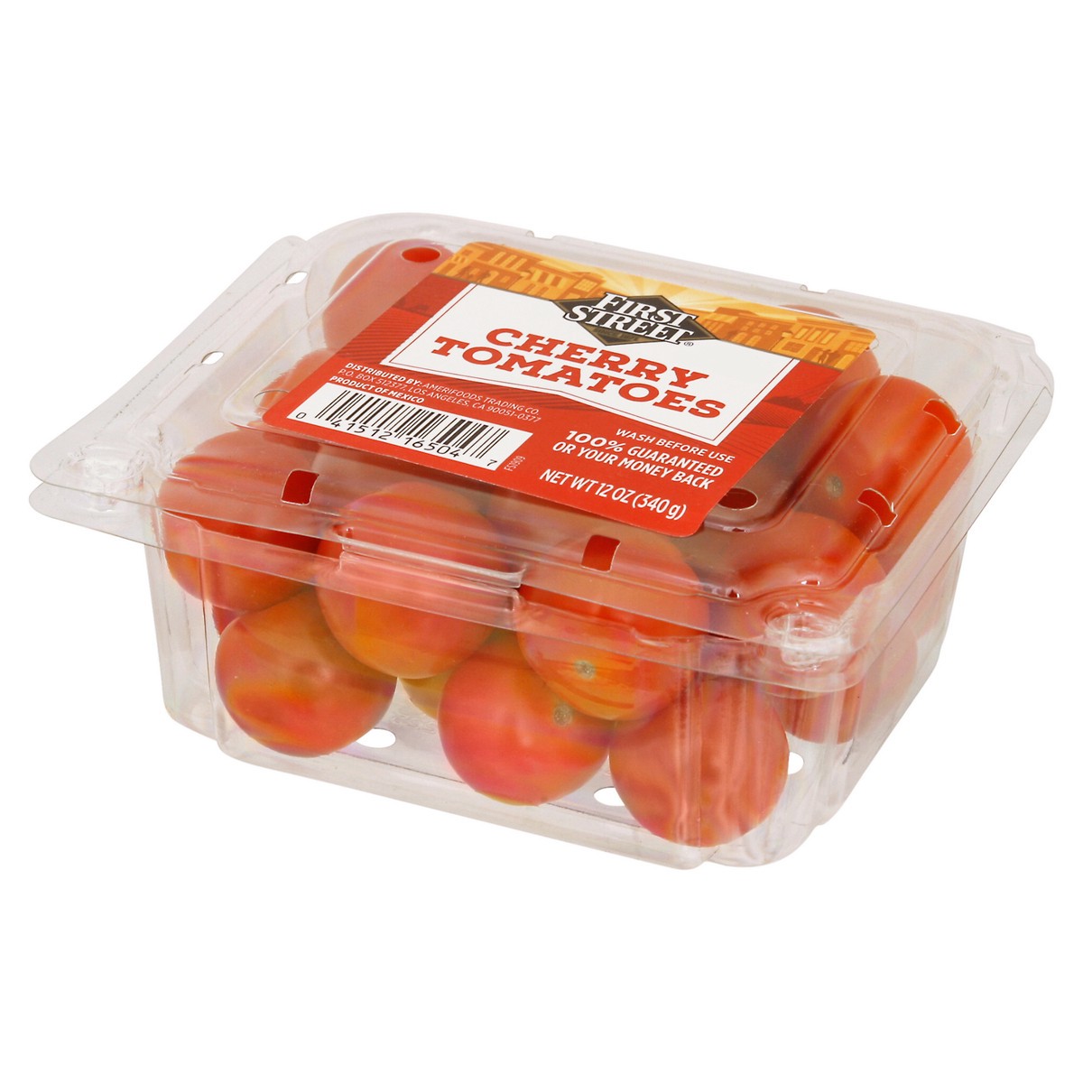 slide 7 of 12, First Street Cherry Tomatoes, 12 oz