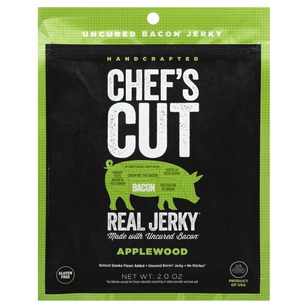 slide 1 of 1, Chef's Cut Applewood Bacon Jerky, 2 oz