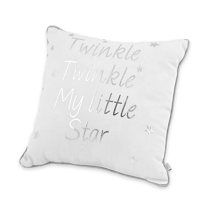 slide 1 of 2, Just Born Sparkle Twinkle Twinkle'' Throw Pillow'', 1 ct