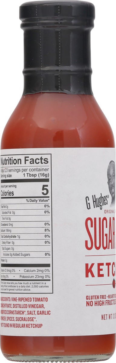 slide 6 of 9, G Hughes Smokehouse Sugar-Free Ketchup, 13 oz