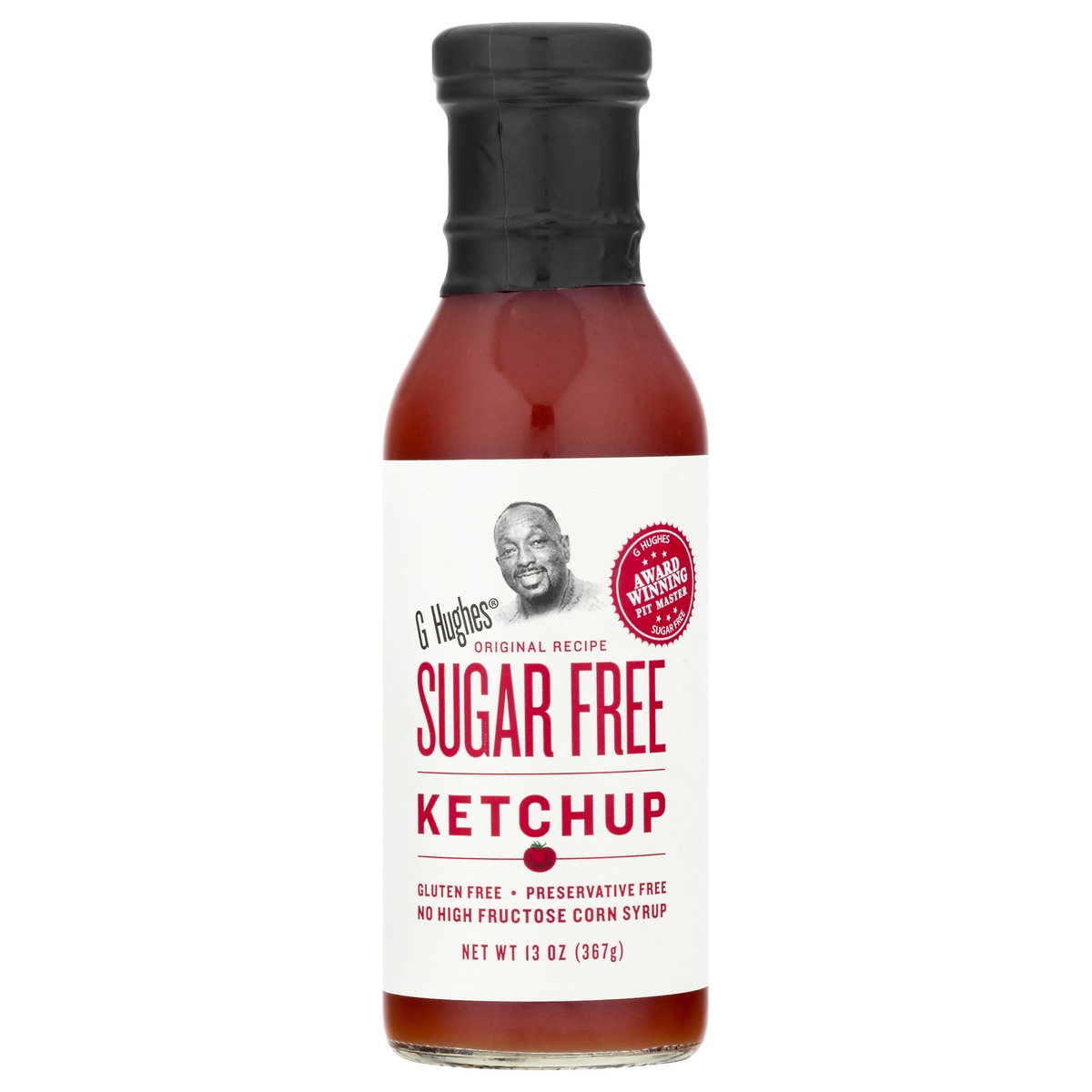 slide 1 of 1, G Hughes Smokehouse Sugar-Free Ketchup, 13 oz