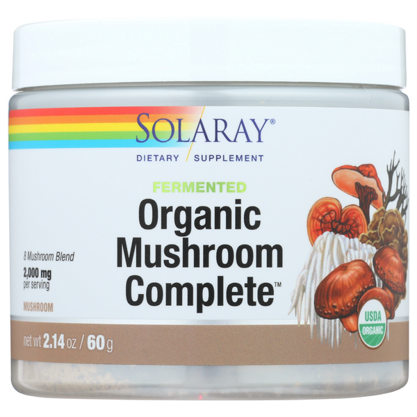 slide 1 of 1, Solaray Organic Mushroom Complete, 2.14 oz