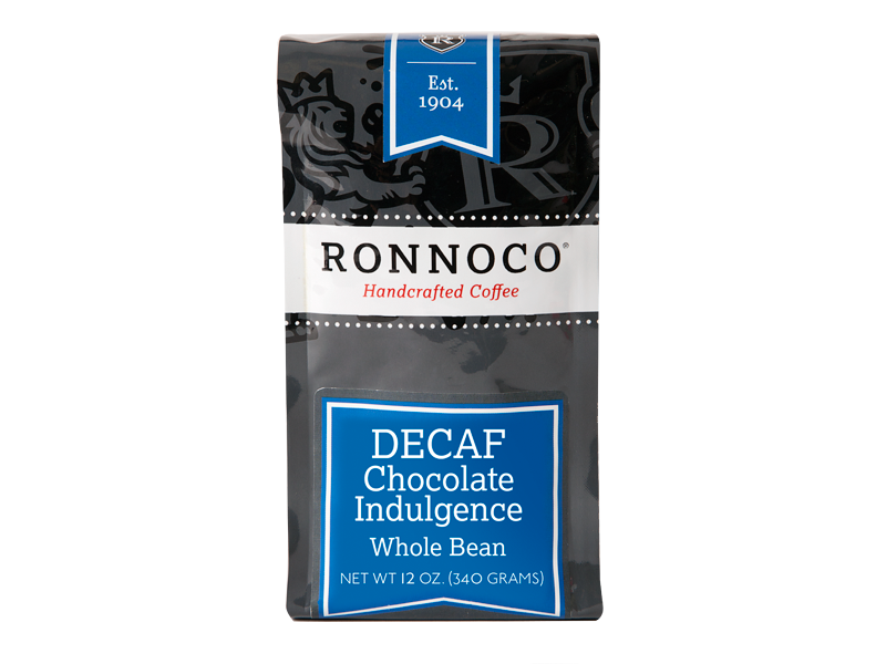 slide 1 of 1, Ronnoco Decaf Chocolate Indulgence Coffee - 12 oz, 12 oz