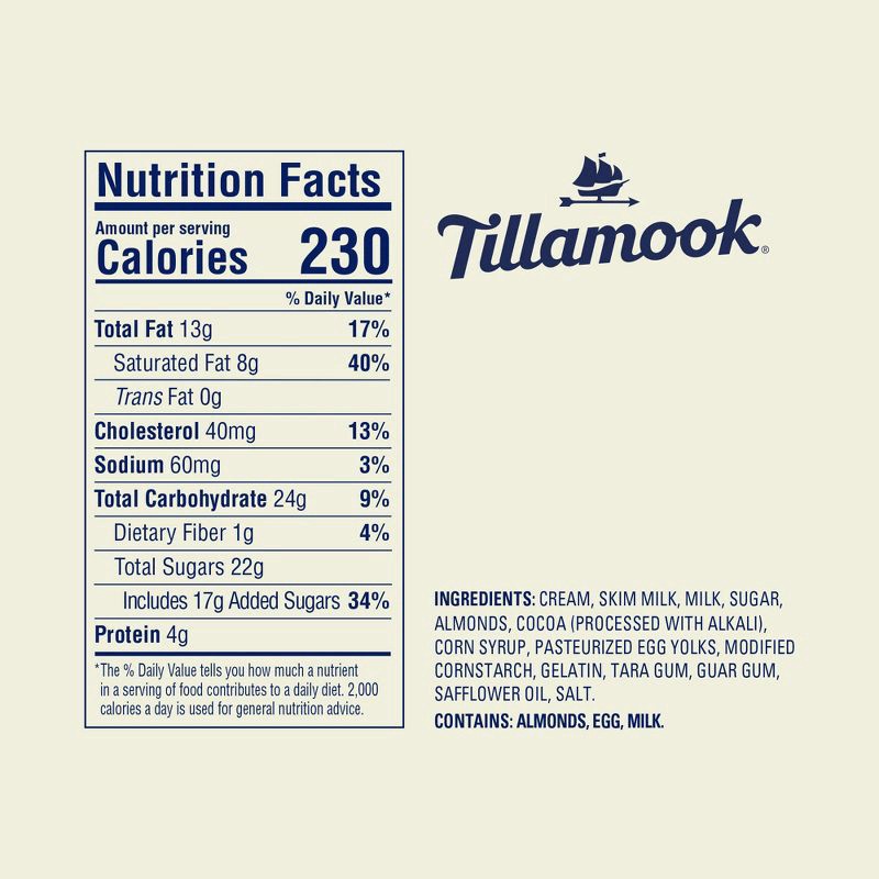 slide 4 of 4, Tillamook Rocky Road Ice Cream - 48oz, 48 oz