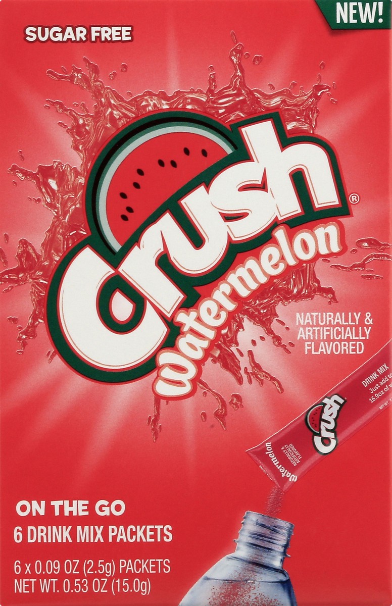 slide 2 of 9, Crush Watermelon Singles / - 6 ct; 0.53 oz, 6 ct; 0.53 oz