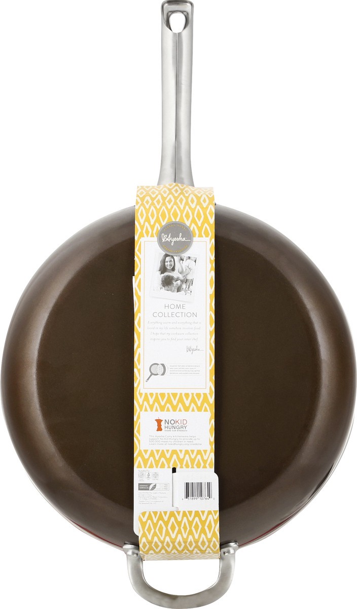 slide 8 of 10, Ayesha Home Collection 12 Inch Covered Deep Skillet 1 ea, 1 ct