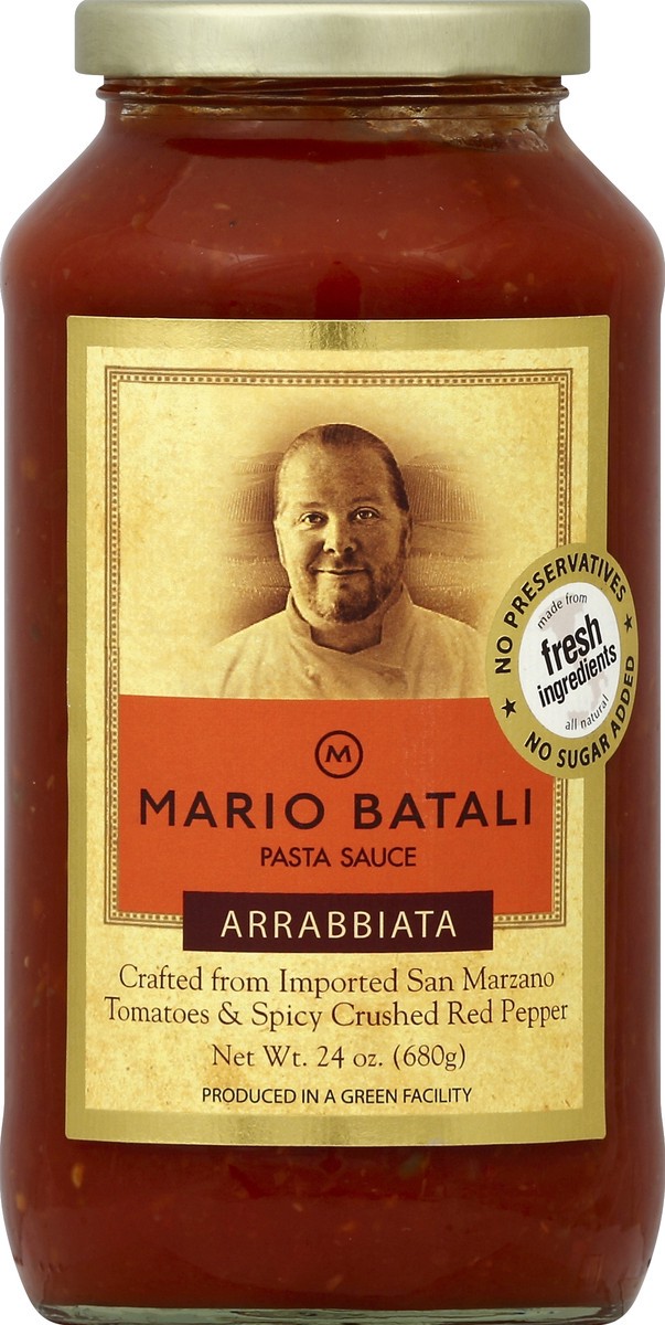 slide 2 of 2, Mario Batali Pasta Sauce 24 oz, 24 oz