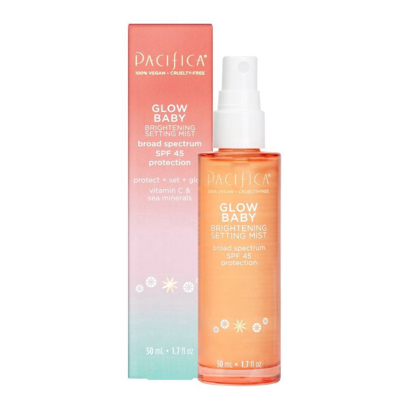 slide 1 of 1, Pacifica Glow Baby Brightening Setting Mist SPF 45 - 1.7 fl oz, 1 ct