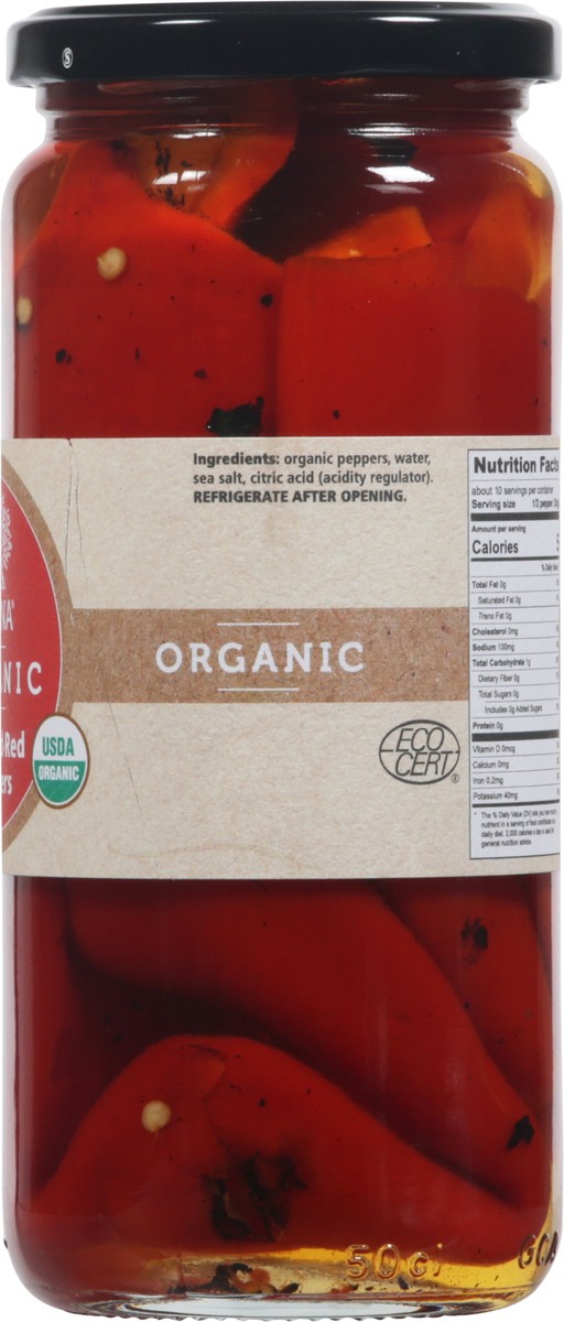 slide 5 of 9, Divina Organic Roasted Red Peppers, 12.3 oz