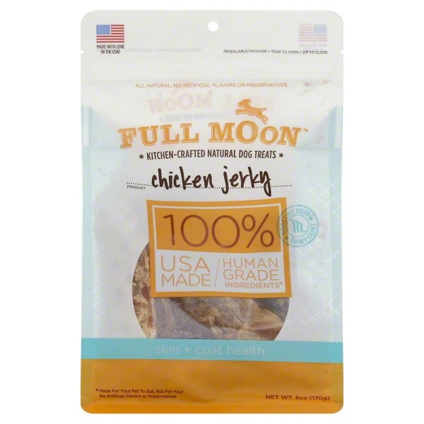slide 1 of 1, Full Moon Kitchen Crafted Natural Dog Treats, 6 oz