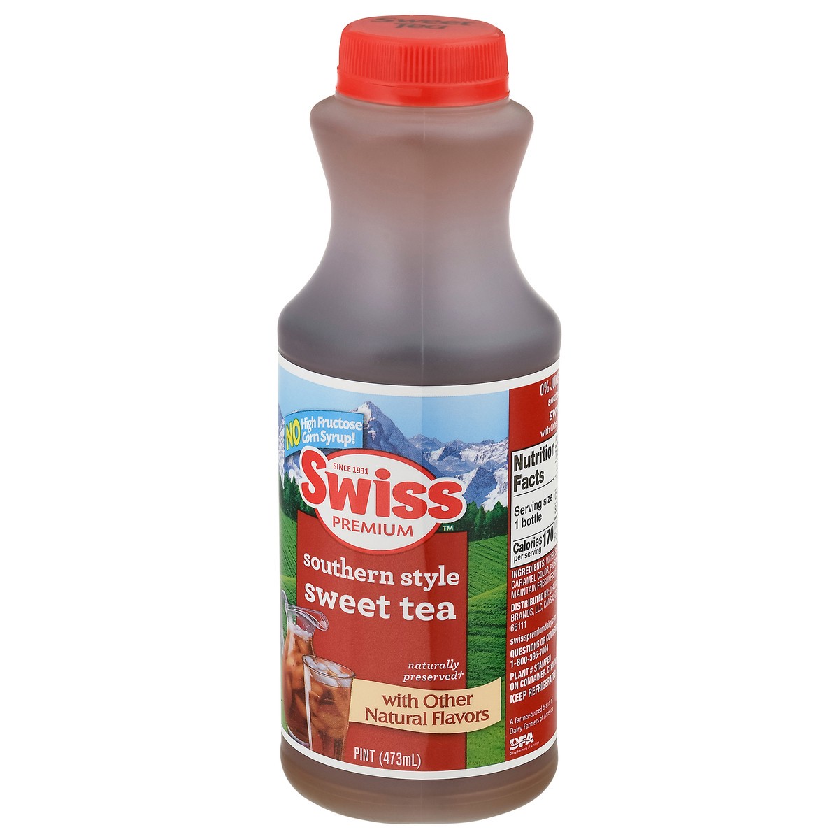slide 2 of 14, Swiss Premium Southern Style Sweet Tea - 1 pint, 1 pint