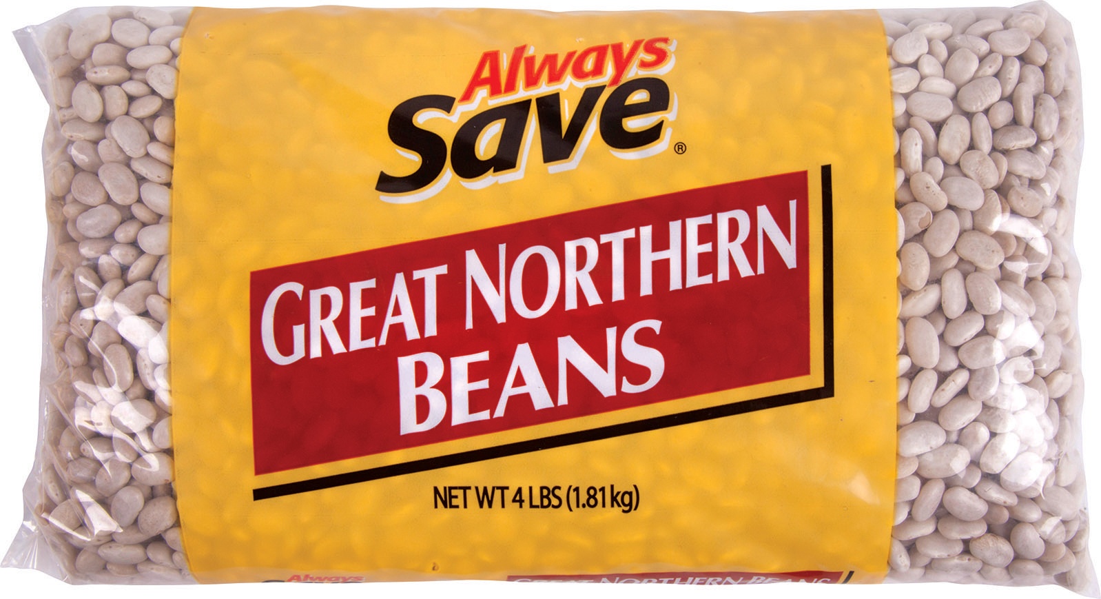 slide 1 of 1, Always Save Great Northern Beans 4Lb, 64 oz