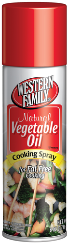 slide 1 of 1, Western Family Pan Coating Spray, 6 oz