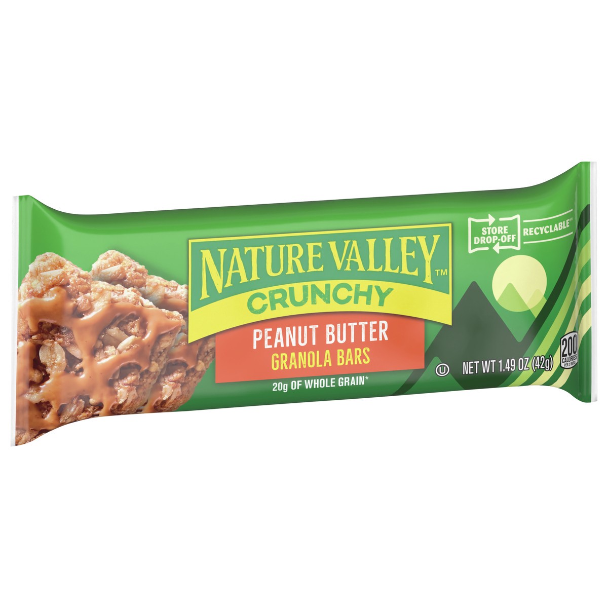 slide 3 of 8, Nature Valley Granola Bars, Crunchy Peanut Butter, 1.49 oz