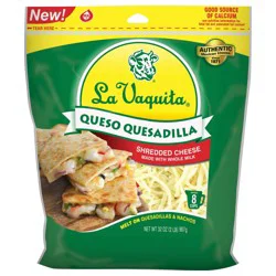 La Vaquita Queso Quesadilla Shredded Cheese, 32 oz Bag