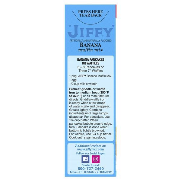 slide 14 of 29, Jiffy Banana Muffin Mix, 7 oz