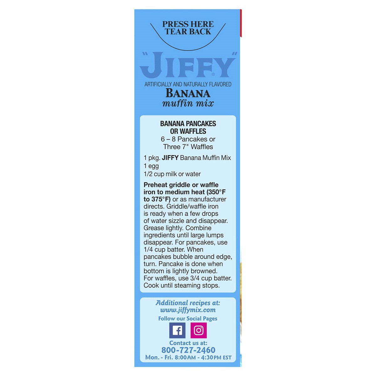 slide 7 of 29, Jiffy Banana Muffin Mix, 7 oz