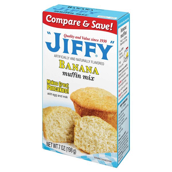 slide 2 of 29, Jiffy Banana Muffin Mix, 7 oz