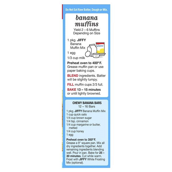 slide 13 of 29, Jiffy Banana Muffin Mix, 7 oz