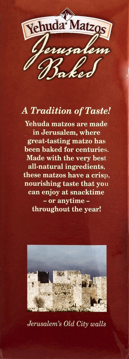 slide 4 of 5, Yehuda Salted Matzos 10.5 oz, 10.5 oz